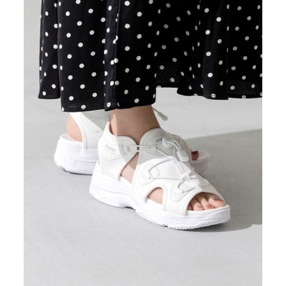 ウェレッグ セレクト welleg sellect moz モズ 厚底 スポーツサンダル （4000ホワイト）