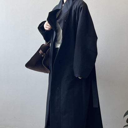 フォースメント Forcement 夏トレンチコート （ブラック）