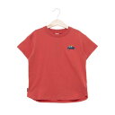 プティマイン petit main 【GOODPRICE冷感】刺繍半袖Tシャツ (アカ)