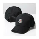 モンクレール MONCLER MONCLER ベースボールキャップ BASEBALL CAP 3B00039 04863 (999/ブラック)(4)