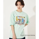 フルーツオブザルーム FRUIT OF THE LOOM SESAME STREET meets FRUIT OF THE LOOM Illust T-Shirt C (ミント)