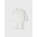 エイミーイストワール eimy istoire 透かし編みニットアンサンブル (WHITE)