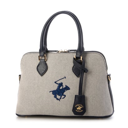ビバリーヒルズポロクラブ BEVERLY HILLS POLO CLUB エルガリー生地ブガッティ型バッグ (NV/NV/NV(ネイビー/ネイビー/ネイビー)) ビバリーヒルズポロクラブ BEVERLY HILLS POLO CLUB エルガリー生地ブガッティ型バッグ (NV/NV/NV(ネイビー/ネイビー/ネイビー))