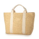 トミー ヒルフィガー TOMMY HILFIGER スプリングロゴトートバッグ (アイボリー)