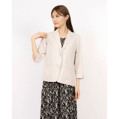 エグランティーヌ EGLANTINE シアーテーラードジャケット【日本製】 （ライトベージュ）(4)