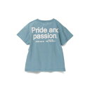 ブランシェス branshes 【WEB限定/DRC】アソートロゴ半袖Tシャツ (ブルーグレー)