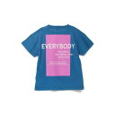 ブランシェス branshes 【WEB限定/DRC】アソートロゴ半袖Tシャツ (コバルトブルー)