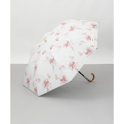 ジル スチュアート JILL STUART JILL STUART（ジル スチュアート） グラデーションフラワープリント晴雨兼用傘(2段折りたたみ傘) （レッド）(4)