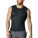 アンダーアーマー UNDER ARMOUR アンダーアーマー UNDER ARMOUR UAアイソチル ベント コンプレッション スリーブレス シャツ 部活 チーム トレーニング ストレッチ (016 ANTHRACITE)