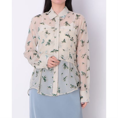 クラネ CLANE FLOWER OPAL BISTIER SHIRTS （IVORY）のサムネイル