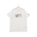 プティマイン petit main 【防汚加工】DOGグラフィックTシャツ (オフホワイト)