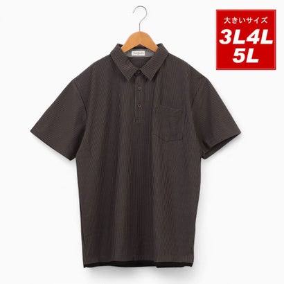 マルカワ MARUKAWA 大きいサイズ 3L 4L 5L UV/DRY/STRETCH 機能素材 カットレイヤード ポロシャツ メン..