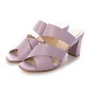 シューギャラリーオオタ SHOE GALLERY OTA クロスデザインヒールサンダル (LP)