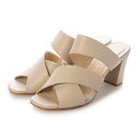 シューギャラリーオオタ SHOE GALLERY OTA クロスデザインヒールサンダル (LG)