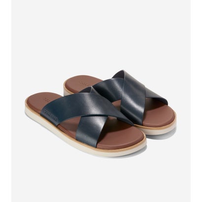 コール ハーン COLE HAAN ナンタケット クロスストラップ サンダル mens (ネイビーブレザー/エンシェントスクロール)