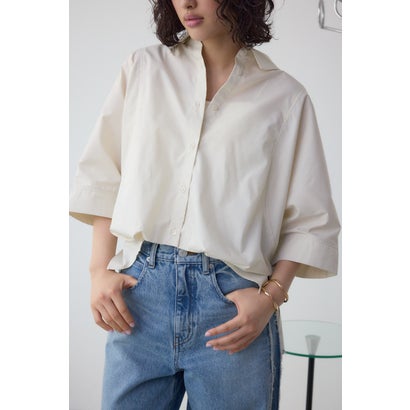 タックヘムコクーンシャツ IVOY3