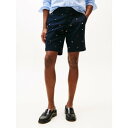 トミー ヒルフィガー TOMMY HILFIGER クリッターエンブロイドショートパンツ (ネイビー)