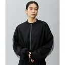 ワンズトゥルー ONE'S TRUE シアーチュニックブルゾン (ブラック)