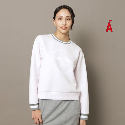 アダバット ストリーム ADABAT STREAM UVカット/接触冷感 クロスフラッグ クールタッチプルオーバー （ライトピンク(070)）