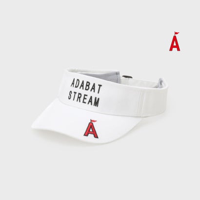 アダバット ストリーム ADABAT STREAM ADABAT STREAM ロゴバイザー (ホワイト(001)) アダバット ストリーム ADABAT STREAM ADABAT STREAM ロゴバイザー (ホワイト(001))