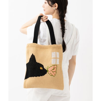 エモニーク emonique ニットトートバッグ （ベージュ）