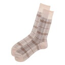 アクアスキュータム Aquascutum AQゴムなし綿100%チェック (ベージュ)