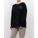 ビラボン BILLABONG レディース MORFY LOGO LS BOAT NECK TEE RASH BF013856 (BLK)(4)