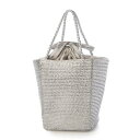 カシェリエ CACHELLIE C8689 METALLIC BRAID TOTE (シルバー)