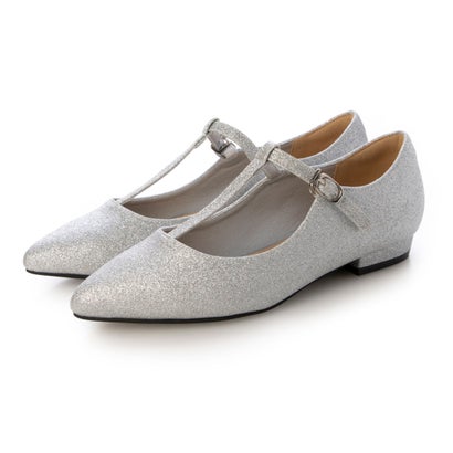 リバティードール LiBERTYDOLL Tストラップポインテッドパンプス / 1198 （シルバーグリッター）