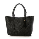 ヒマワリ HIMAWARI 編み込みBAG (BLACK)