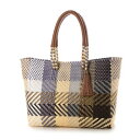 ヒマワリ HIMAWARI 編み込みBAG (BEIGE/LILA/ORO)
