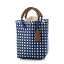 ヒマワリ HIMAWARI 編み込みBAG (NAVY)