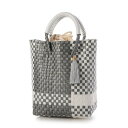 ヒマワリ HIMAWARI 編み込みBAG (SILVER)