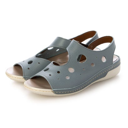 ミラスポーツ Milla sports 4E ASWソール 水玉パンチング 楽ちん カジュアルサンダル （ロイヤルブルー）