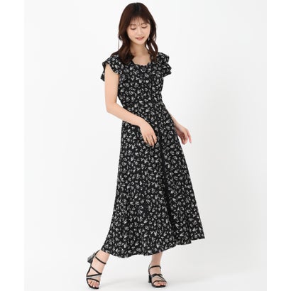 ミッシュマッシュ MISCH MASCH 2025春夏新作 小花柄パイピングワンピース (BLACK/WHITE) ミッシュマッシュ MISCH MASCH 2025春夏新作 小花柄パイピングワンピース (BLACK/WHITE)