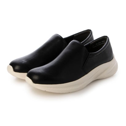 リリオブランコ Lirio blanco やわらかコンフォートスリッポンシューズ （BLK-）