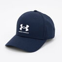 アンダーアーマー UNDER ARMOUR UA アンダーアーマー メンズ スポーツ キャップ 帽子 Mens Sportstyle Lockup ((410)ネイビー×ホワイト)