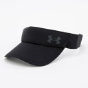 アンダーアーマー UNDER ARMOUR UNDER ARMOUR アンダーアーマー レディース サンバイザー アイソチル ランニング ゴルフ 帽子 ((001)ブラック)