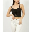 デニーローズ DENNY ROSE レースアップビスチェ (BLACK)