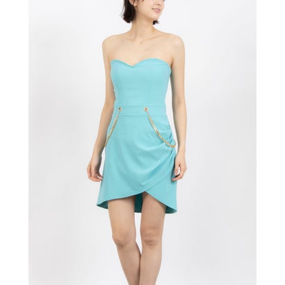 デニーローズ DENNY ROSE チェーンポイントミニベアワンピース (SKYBLUE)