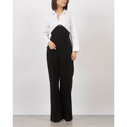 リナシメント RINASCIMENTO シャツ切替オールインワン (var.Nero)