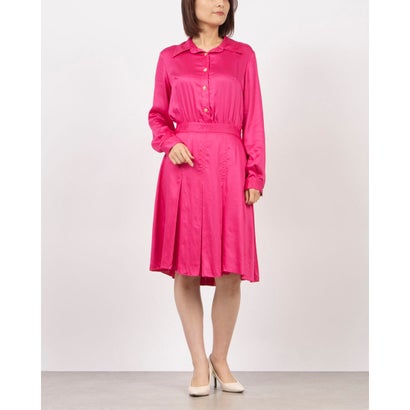 リナシメント RINASCIMENTO ボックスプリーツシャツワンピース (Fuxia) リナシメント RINASCIMENTO ボックスプリーツシャツワンピース (Fuxia)