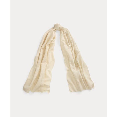 ローレン ラルフ ローレン LAUREN RALPH LAUREN メタリック ロゴ ジャカード ラップ スカーフ (101ナチュラル) ローレン ラルフ ローレン LAUREN RALPH LAUREN メタリック ロゴ ジャカード ラップ スカーフ (101ナチュラル)