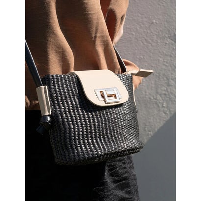 テチチ テラス Te chichi TERRASSE 雑材ミニショルダーバッグ （ブラック）