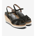 コール ハーン COLE HAAN クラウドフィール シルビー エスパドリーユ ウェッジ 75mm womens (ブラック スエード)