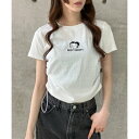 ミージェーン me Jane BETTY BOOPプリントドロストショート丈Tシャツ (オフホワイト)(4)