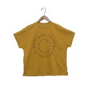 ブローディア BRODIAEA 極サラコットン サークルロゴ半袖Tシャツ (マスタード)