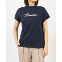 ブローディア BRODIAEA PREMIUMスムースロゴ刺繍Tシャツ (ネイビー)