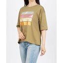 ブローディア BRODIAEA メタリック箔押しロゴ半袖スムースTシャツ (ライム)