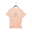 ブローディア BRODIAEA ローズペトール パフューム刺繍半袖Tシャツ (ペールピンク)
